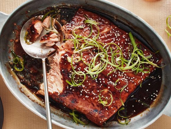 Resep Broiled Salmon Teriyaki