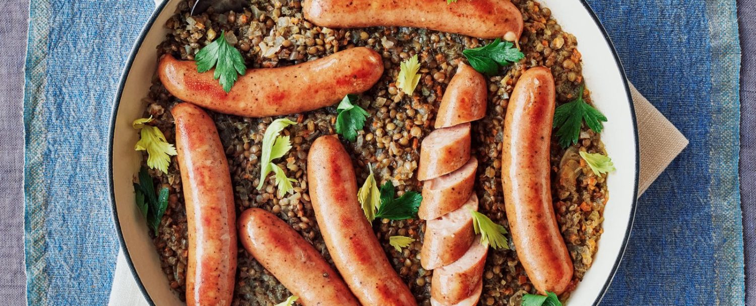 Resep Sosis dan Lentil yang Direbus Sari