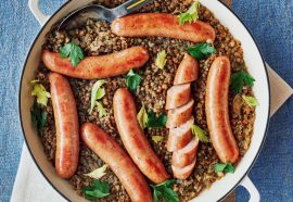 Resep Sosis dan Lentil yang Direbus Sari
